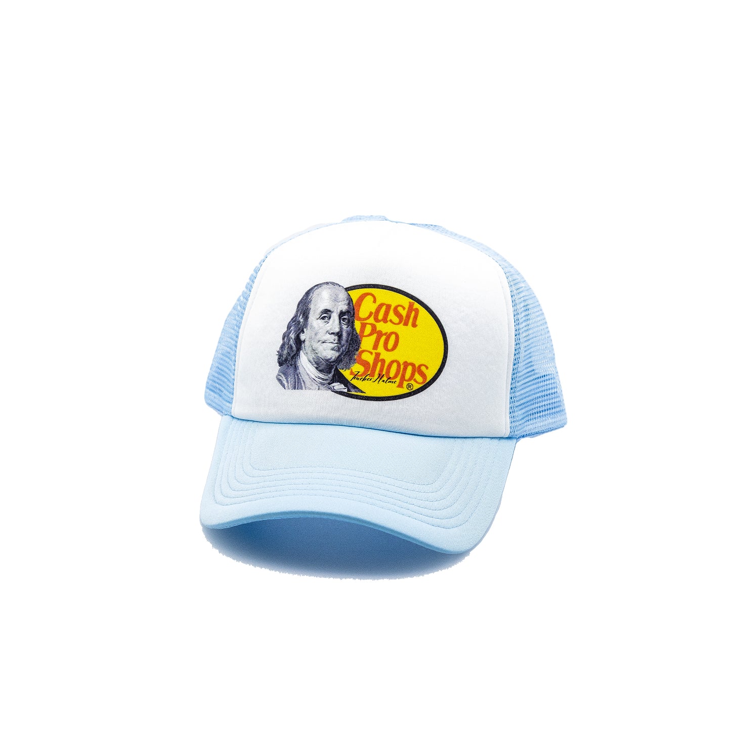 Cash pro shops Trucker Hat White Panel
