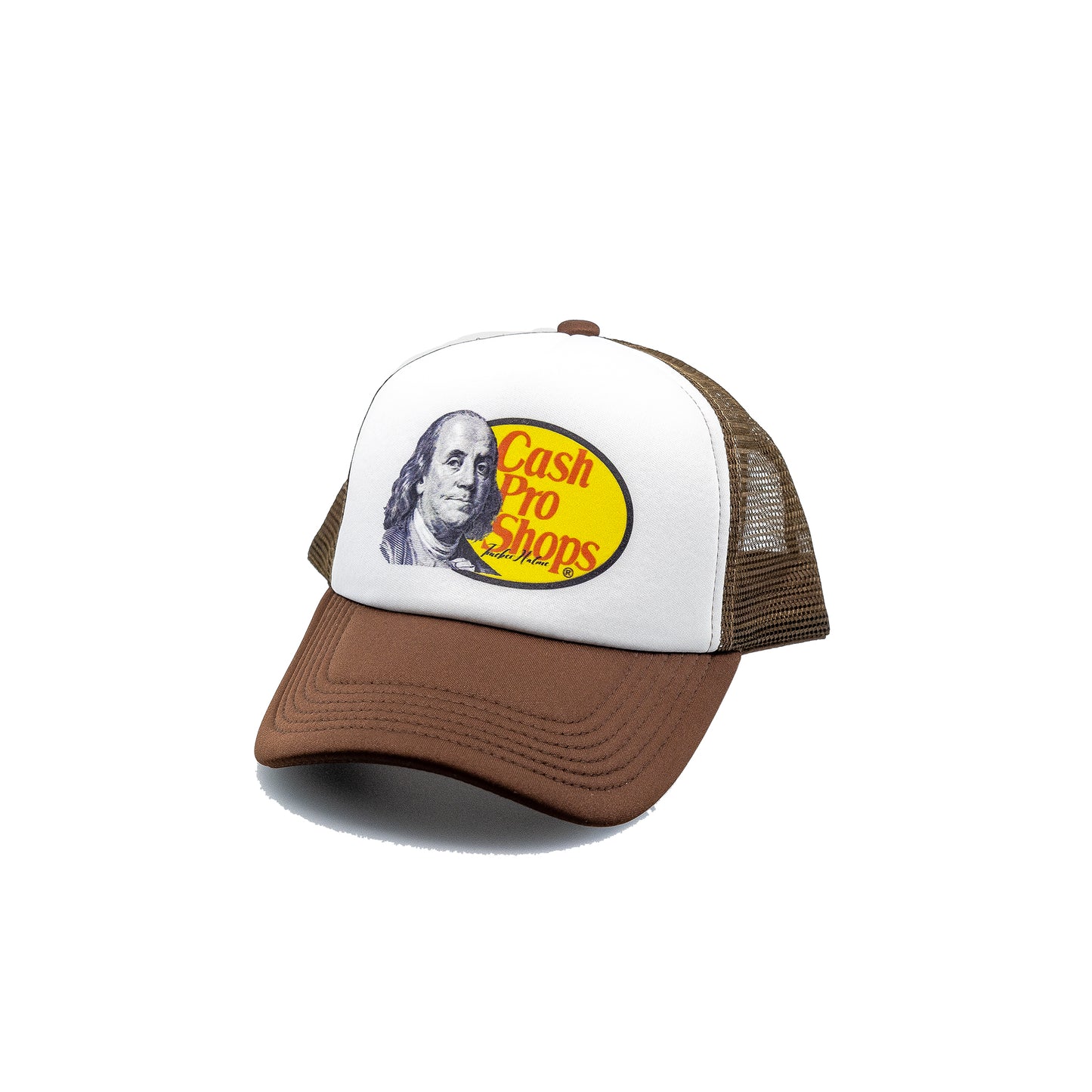 Cash pro shops Trucker Hat White Panel