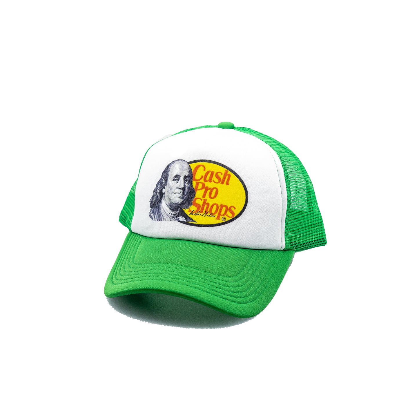 Cash pro shops Trucker Hat White Panel
