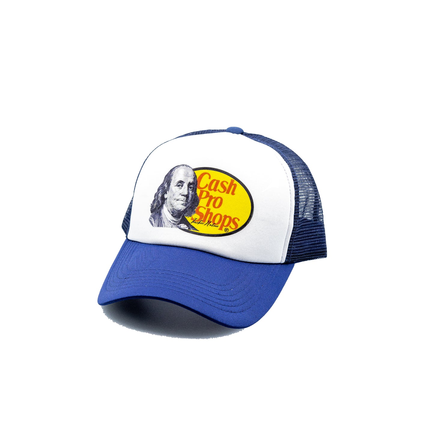 Cash pro shops Trucker Hat White Panel