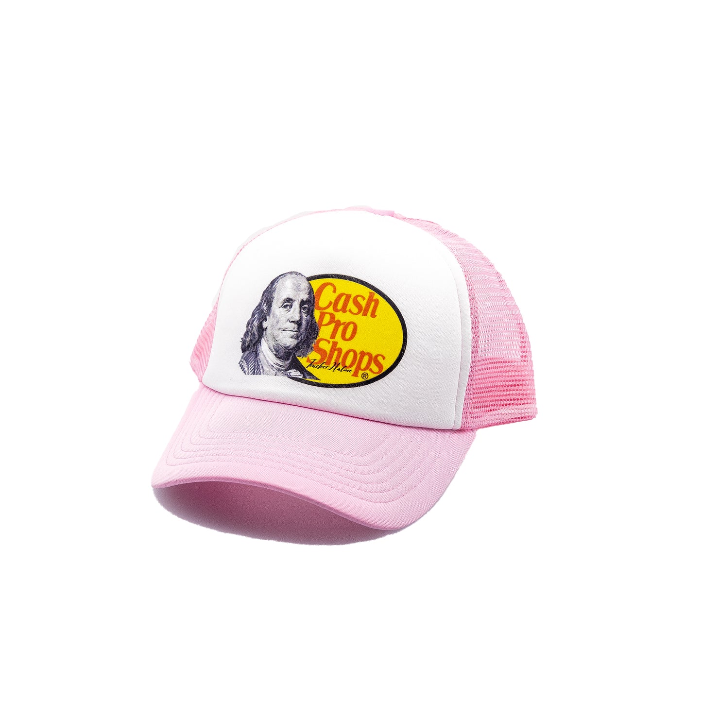 Cash pro shops Trucker Hat White Panel