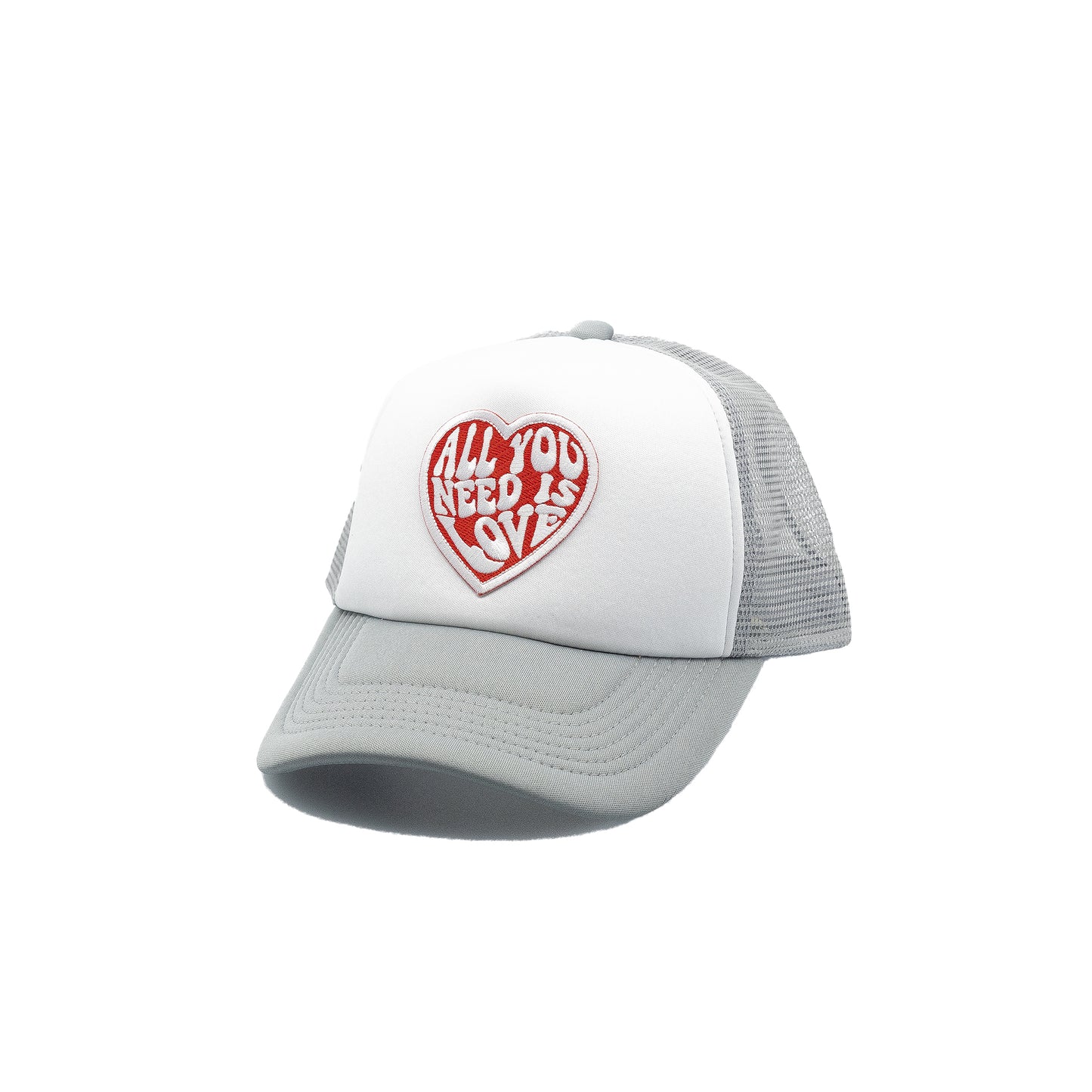All you Need is Love Trucker Hat White panel
