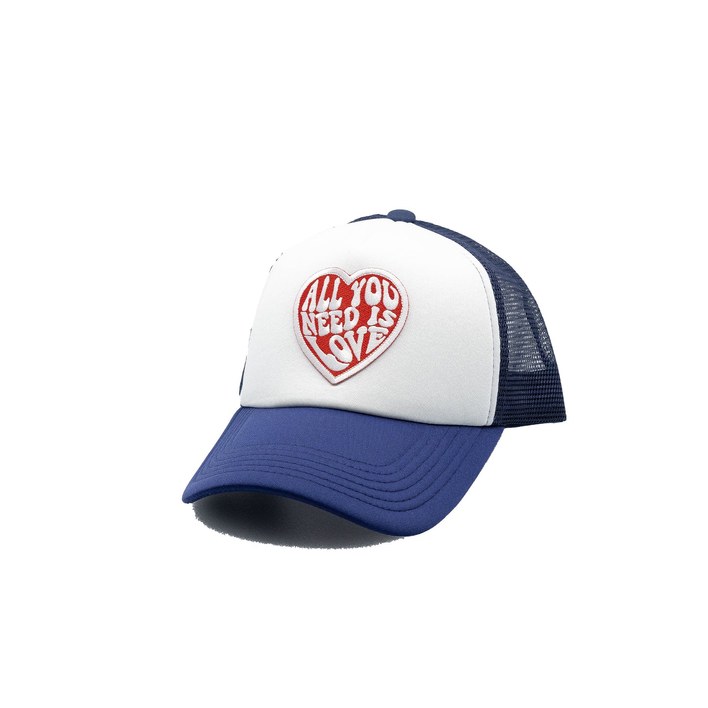 All you Need is Love Trucker Hat White panel