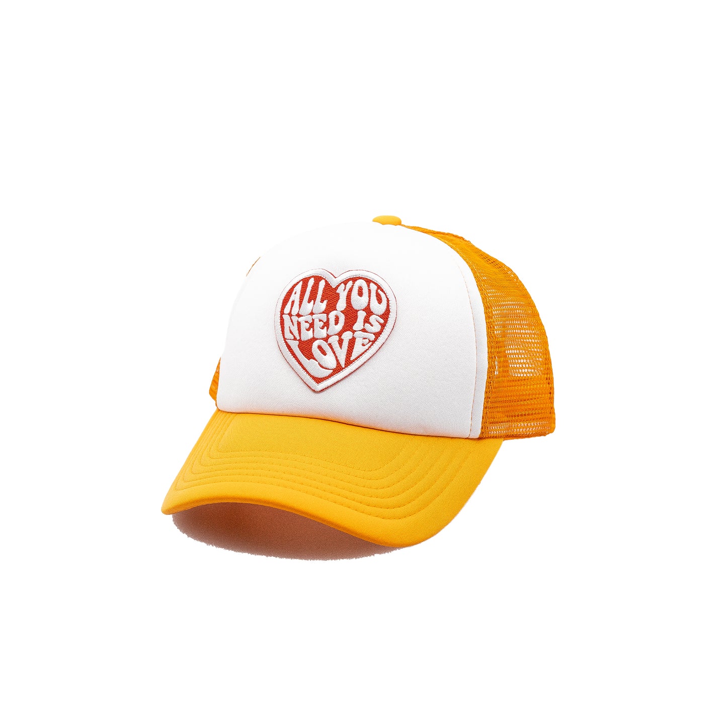 All you Need is Love Trucker Hat White panel