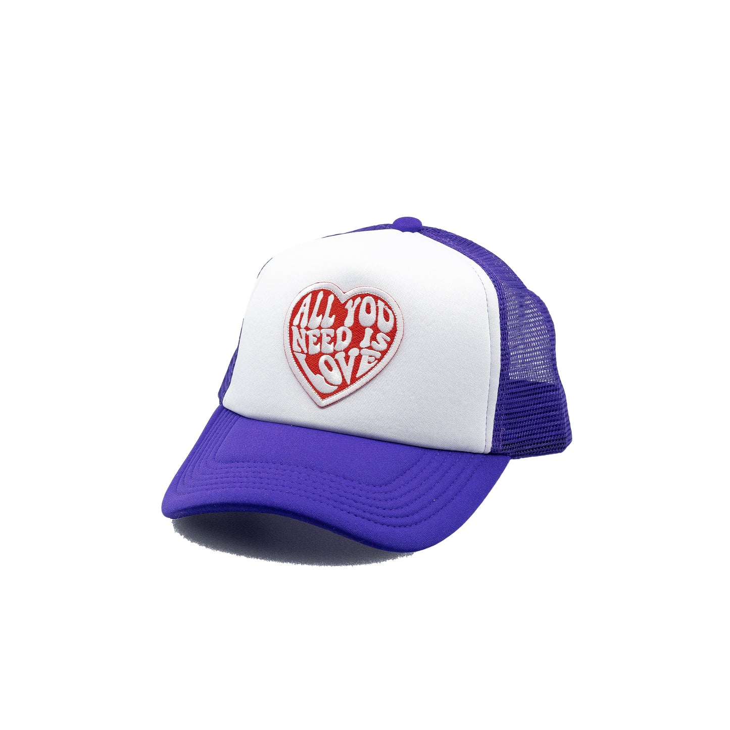 All you Need is Love Trucker Hat White panel