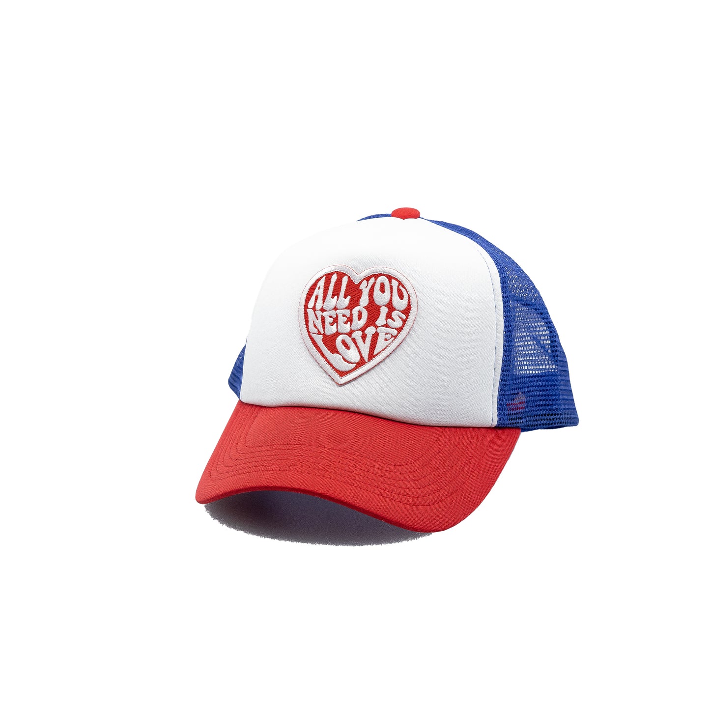 All you Need is Love Trucker Hat White panel