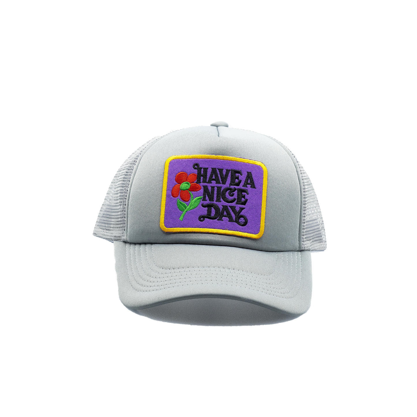Have a Nice Day Style 1 Gray Trucker Hat