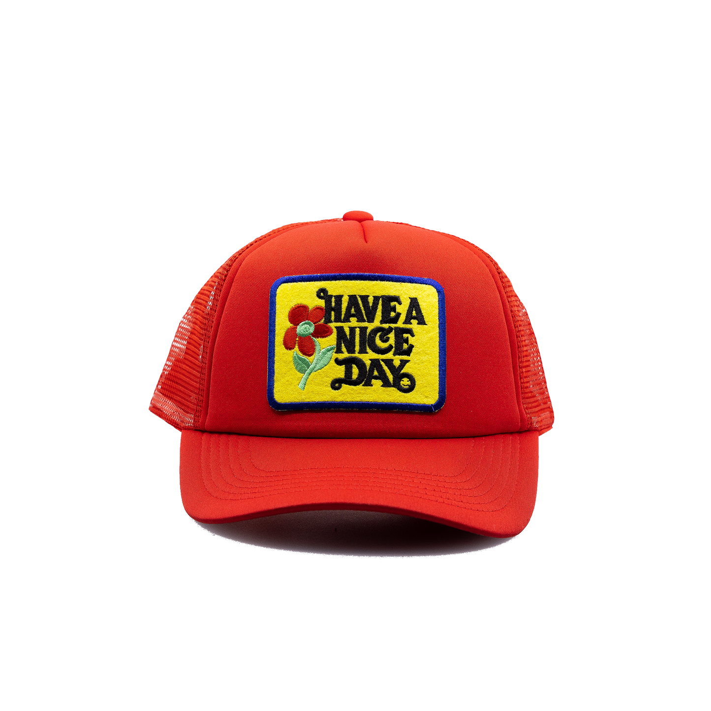 Have a Nice Day Style 2 Red Trucker Hat